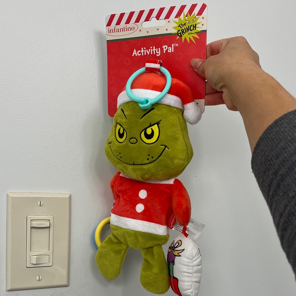 Infantino Grinch Activity Pal with Red and Green